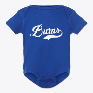 Burns New York Vintage Team Baby Onesie