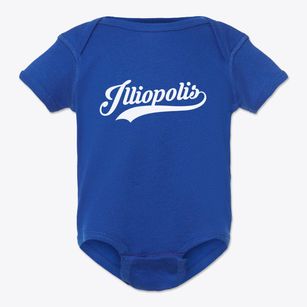 Illiopolis Illinois Vintage Team Baby Onesie