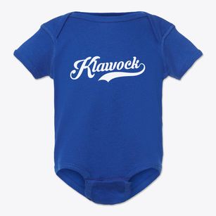Klawock Alaska Vintage Team Baby Onesie