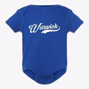 Warwick Massachusetts Vintage Team Baby Onesie