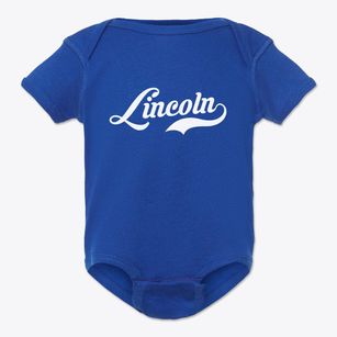 Lincoln Rhode Island Vintage Team Baby Onesie
