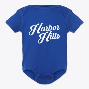 Harbor Hills New York Vintage Team Baby Onesie