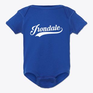 Irondale Missouri Vintage Team Baby Onesie
