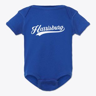 Harrisburg New York Vintage Team Baby Onesie