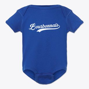 Bourbonnais Illinois Vintage Team Baby Onesie