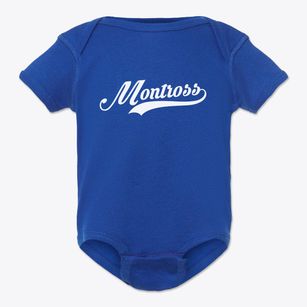 Montross Virginia Vintage Team Baby Onesie