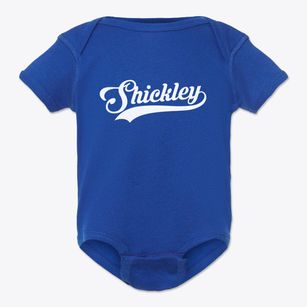 Shickley Nebraska Vintage Team Baby Onesie