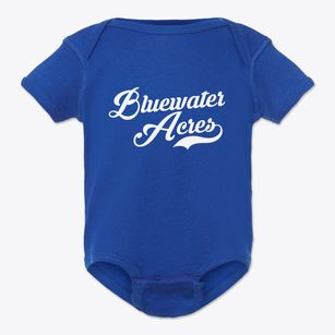 Bluewater Acres New Mexico Vintage Team Baby Onesie