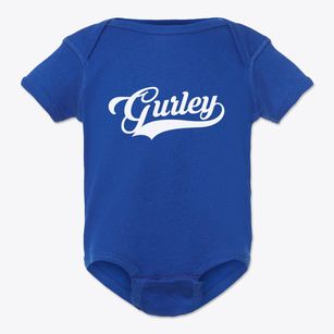 Gurley Nebraska Vintage Team Baby Onesie