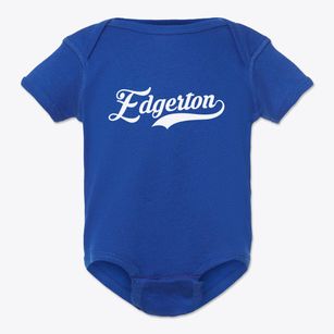 Edgerton Wyoming Vintage Team Baby Onesie