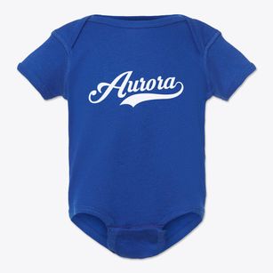 Aurora New York Vintage Team Baby Onesie