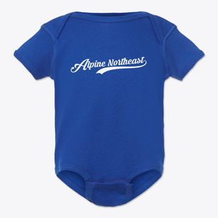 Alpine Northeast Wyoming Vintage Team Baby Onesie