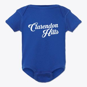 Clarendon Hills Illinois Vintage Team Baby Onesie