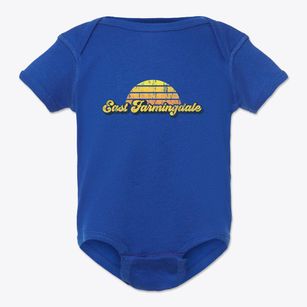 East Farmingdale New York Sublime Sunset Baby Onesie
