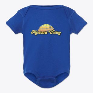 Missouri Valley Iowa Sublime Sunset Baby Onesie