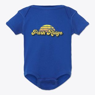 Park Ridge Illinois Sublime Sunset Baby Onesie