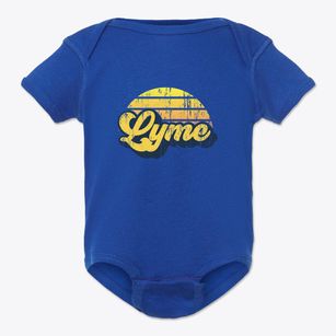 Lyme New York Sublime Sunset Baby Onesie