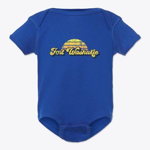 Fort Washakie Wyoming Sublime Sunset Baby Onesie