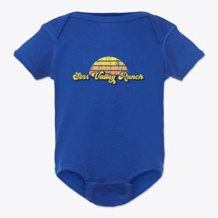 Star Valley Ranch Wyoming Sublime Sunset Baby Onesie