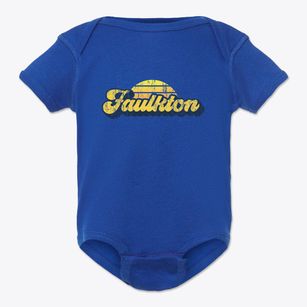 Faulkton South Dakota Sublime Sunset Baby Onesie