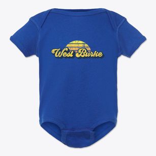 West Burke Vermont Sublime Sunset Baby Onesie