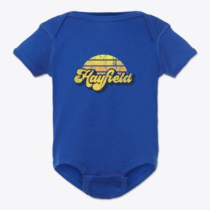 Hayfield Iowa Sublime Sunset Baby Onesie