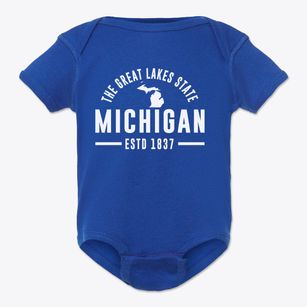  Michigan Motto Baby Onesie