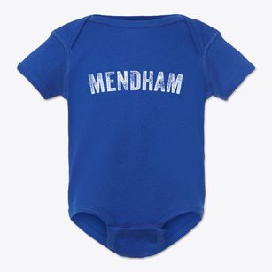 Mendham New Jersey Timeless Retro Baby Onesie