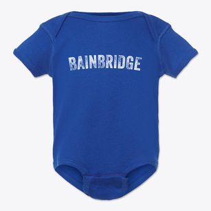 Bainbridge New York Timeless Retro Baby Onesie