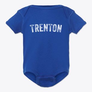 Trenton Illinois Timeless Retro Baby Onesie