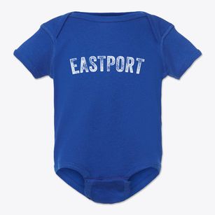 Eastport Maine Timeless Retro Baby Onesie