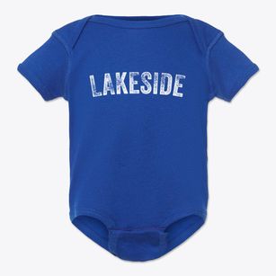 Lakeside Wisconsin Timeless Retro Baby Onesie