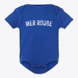 Mer Rouge Louisiana Timeless Retro Baby Onesie