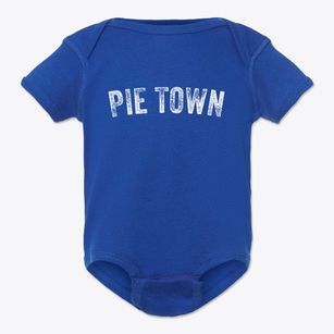 Pie Town New Mexico Timeless Retro Baby Onesie