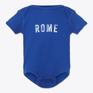 Rome Iowa Timeless Retro Baby Onesie