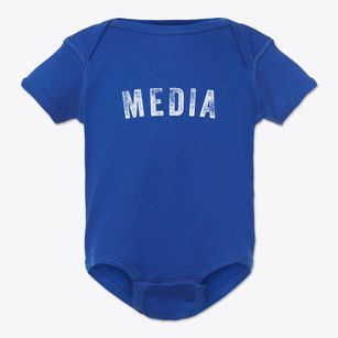 Media Illinois Timeless Retro Baby Onesie