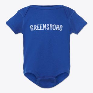 Greensboro North Carolina Timeless Retro Baby Onesie