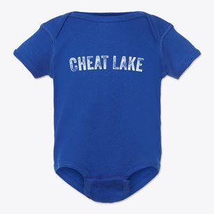 Cheat Lake West Virginia Timeless Retro Baby Onesie