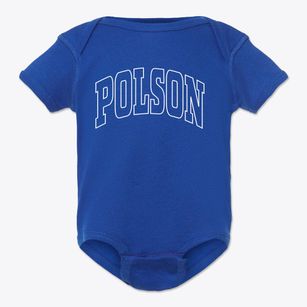 Polson Montana Trendy Block Baby Onesie