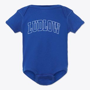 Ludlow Kentucky Trendy Block Baby Onesie