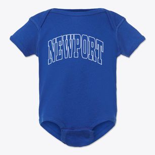 Newport Maine Trendy Block Baby Onesie