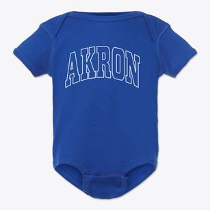 Akron New York Trendy Block Baby Onesie