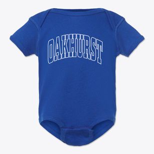 Oakhurst Oklahoma Trendy Block Baby Onesie