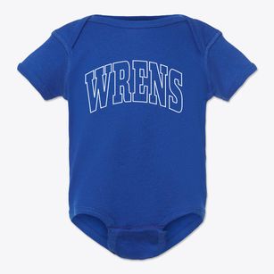 Wrens Georgia Trendy Block Baby Onesie