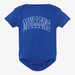 Mullens West Virginia Trendy Block Baby Onesie