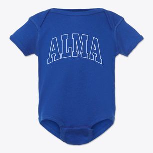 Alma Nebraska Trendy Block Baby Onesie