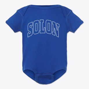 Solon Maine Trendy Block Baby Onesie