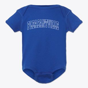 Pleasantville Ohio Trendy Block Baby Onesie