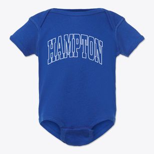 Hampton Pennsylvania Trendy Block Baby Onesie