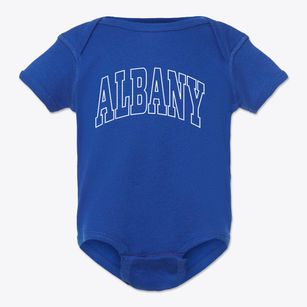 Albany Vermont Trendy Block Baby Onesie